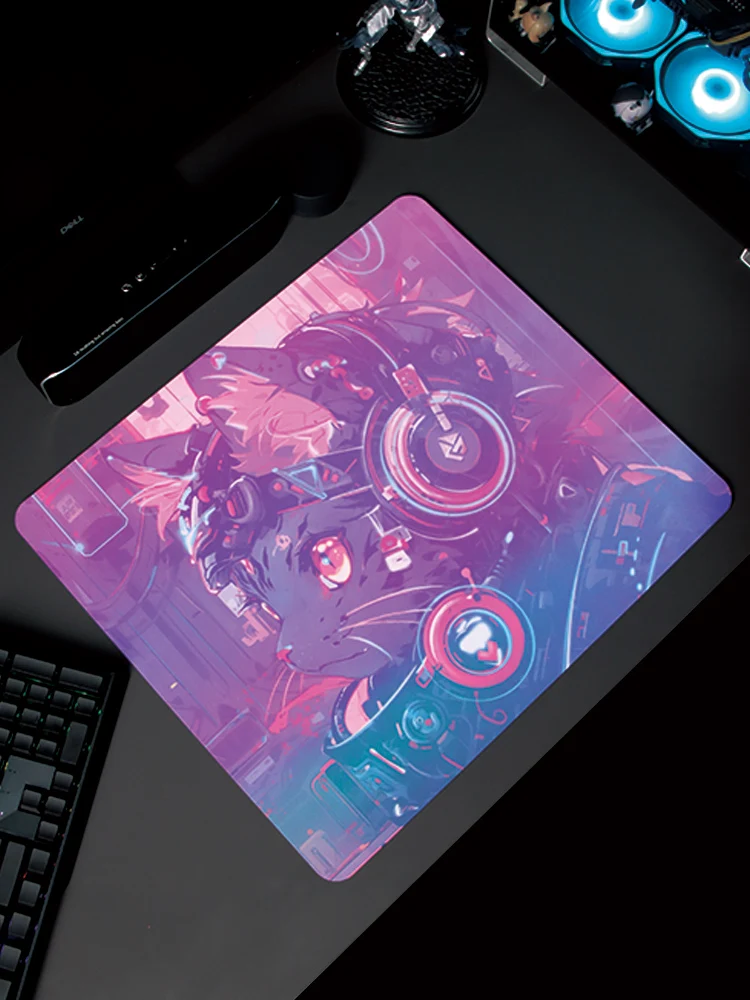 Unusualwaysports Game Mouse Pad Data Cat Gd4 Hero mm Color Coating sem Travamento de Bordas Impermeável Lavável Muito Suave - Imagem 5