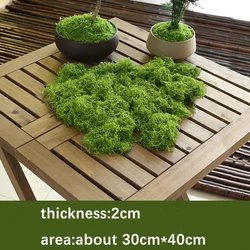 Lush Artificial Green Moss for DIY Crafts and Home Decor (Light Green)