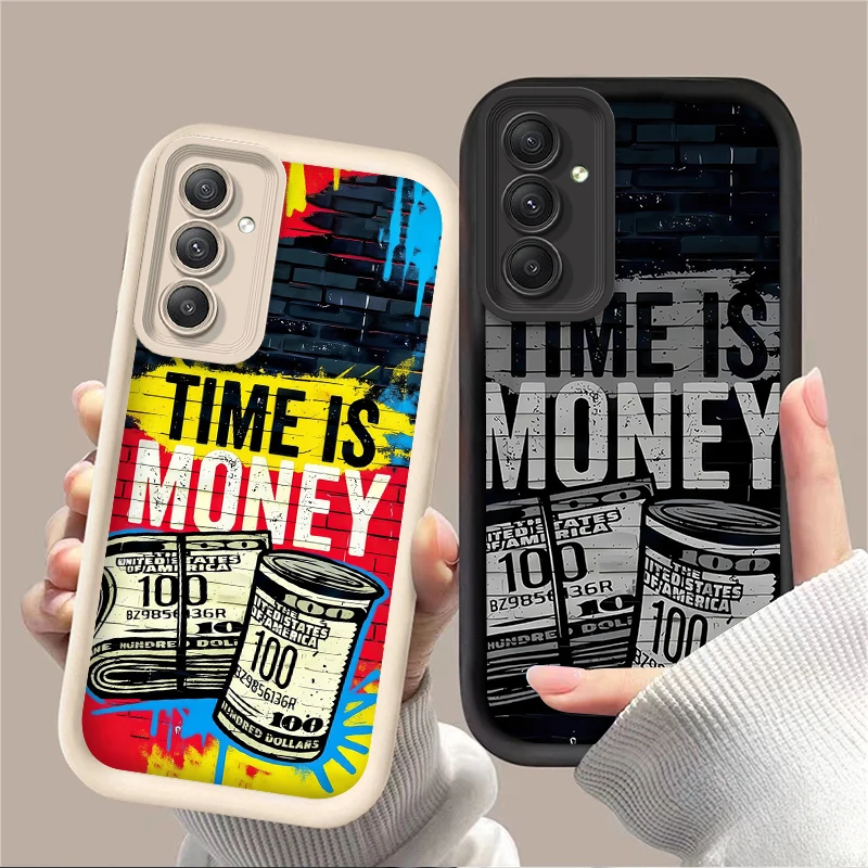 Time Is Money Dollar Design Phone Case Back Cover