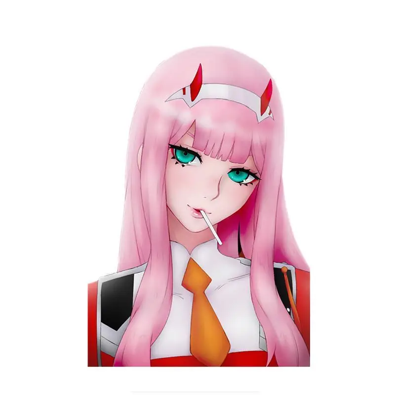 

15 см (5,90 дюйма), любимая в Franxx 002 Zero Two Аниме Сексуальная девушка, наклейка
