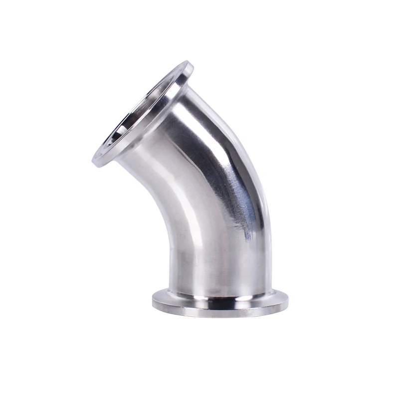 

3/4"-4"(19mm-108mm) Tri Clamp 1.5" 2" 2.5" 3" 3.5" 4" 45 Degree Elbow SUS304 Stainless Sanitary Pipe Fitting Connector Homebrew