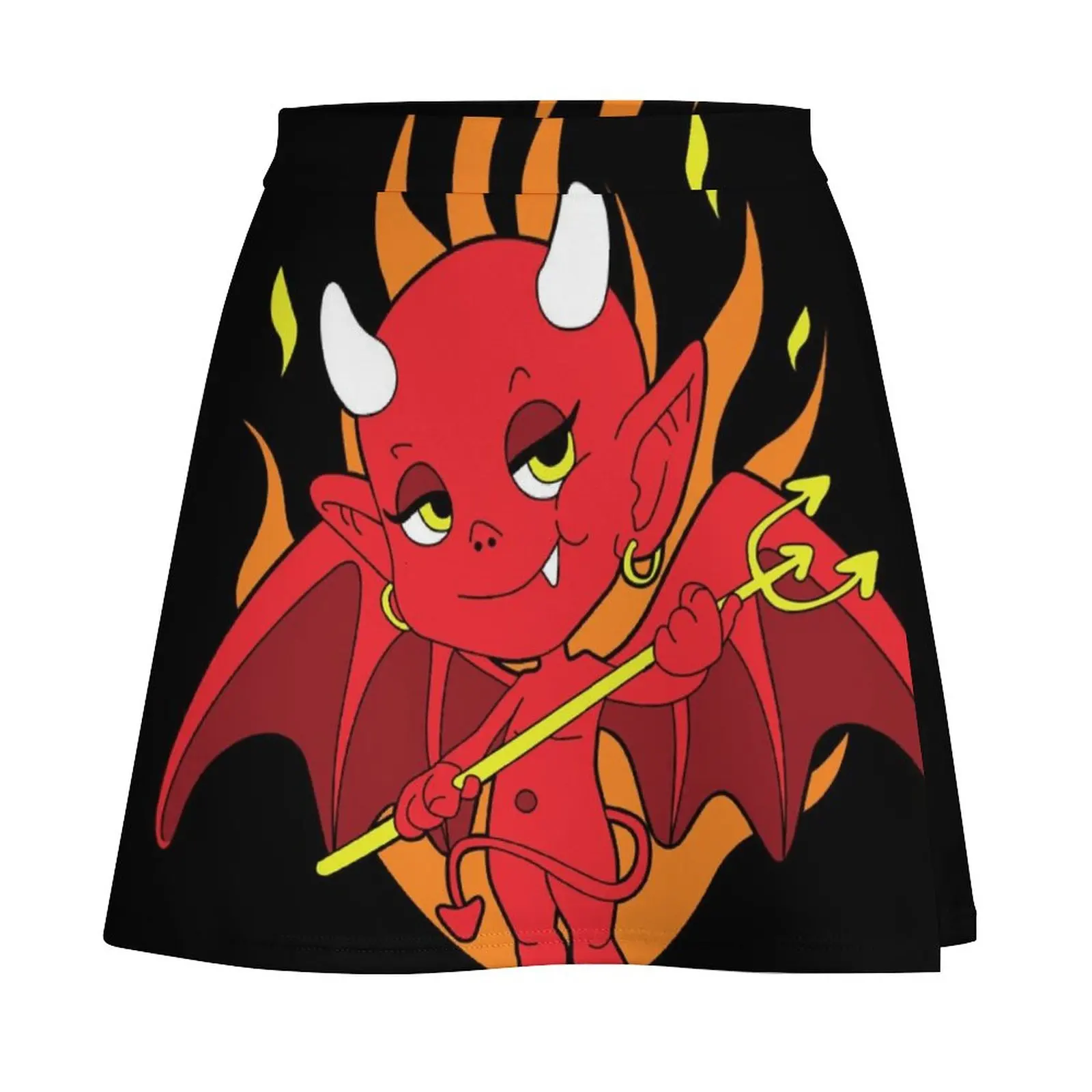 Little devil T-shirt collection Mini Skirt fairy grunge dresses summer woman 2024