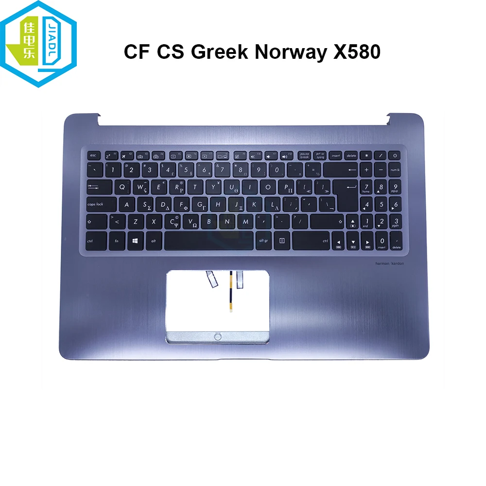 

Norway Greek CS Canadian French Backlit Keyboard For Asus X580 X580GD NX580GD X580VN Laptop Palmrest 90NB0HX1-R31GR1 90NB0FL1