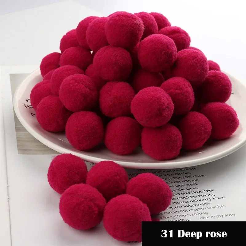 Vibrant Assorted Fluffy Pom Pom Balls for Creative Crafts & Decor