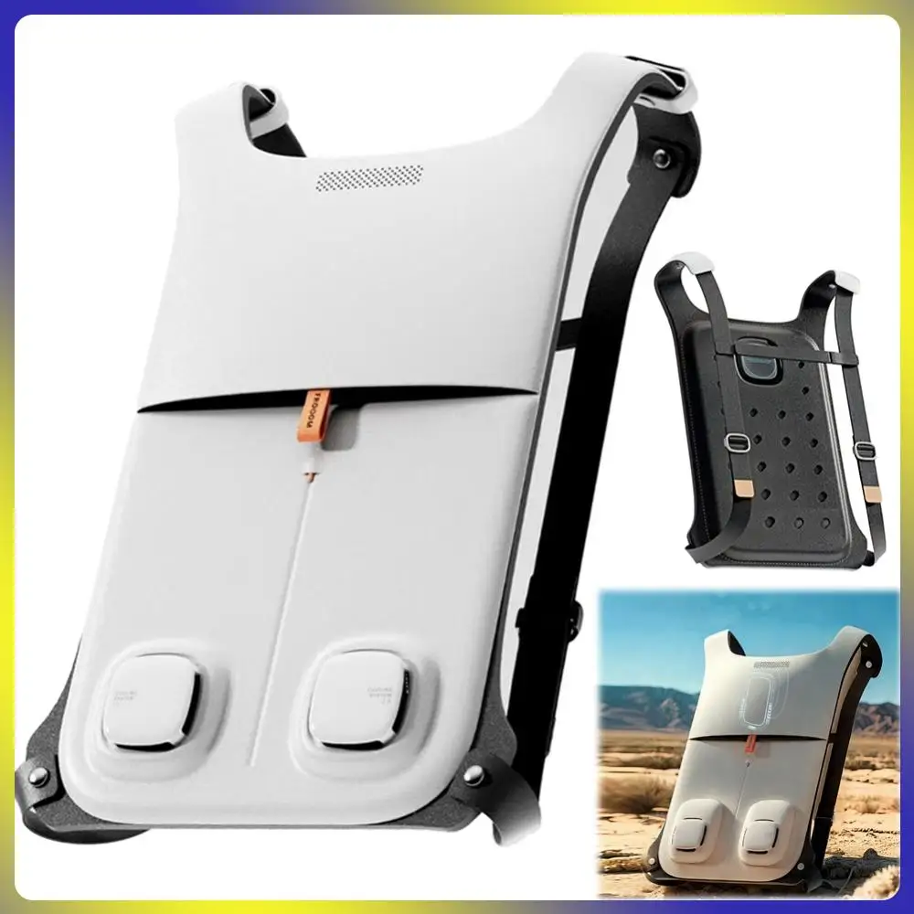 Semiconductor Cooling Back Pad Adjustable Breathable Cooling Vest Refrigeration Cooling Clothing for Outdoor Construction Site