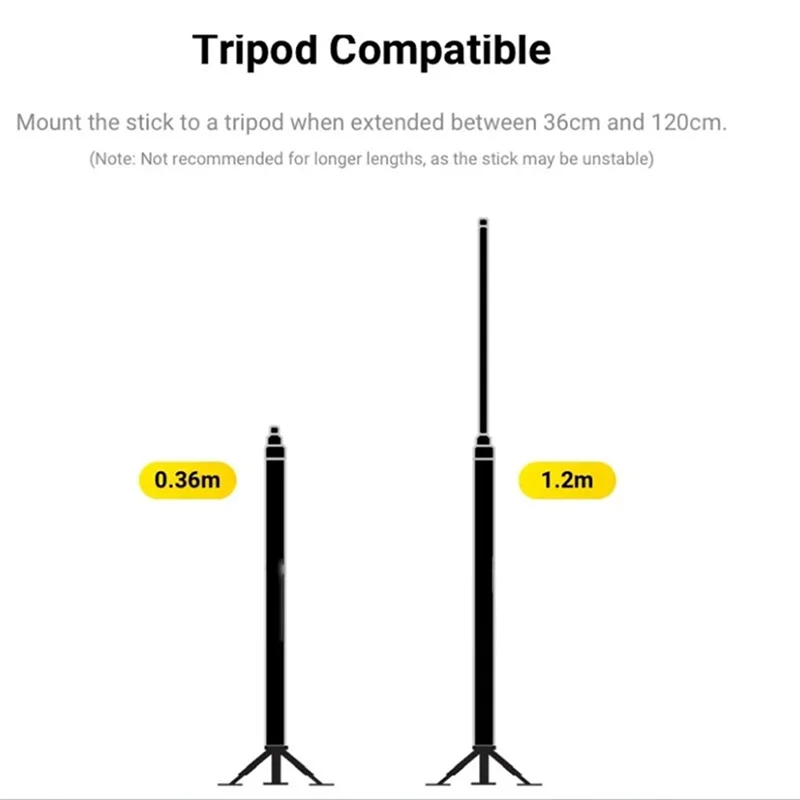 FULL-Insta360 X5 X4,X3 ONE RS,ONE X2,ONE R,ONE X,ONE 액션 카메라용 9.8Ft 확장 에디션 셀카봉