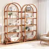 5-Tier Open Bookshelf Modern Storage Rack Freestanding Display Shelf Storage Organizer Heavy Duty Multifunctional Corner Shelf 2