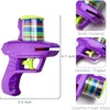 Kids Outdoor Game Foam Disc Gun Toy Flying Disc Shooting Launcher Gun Double Parent-child Interactive Children Toy 6