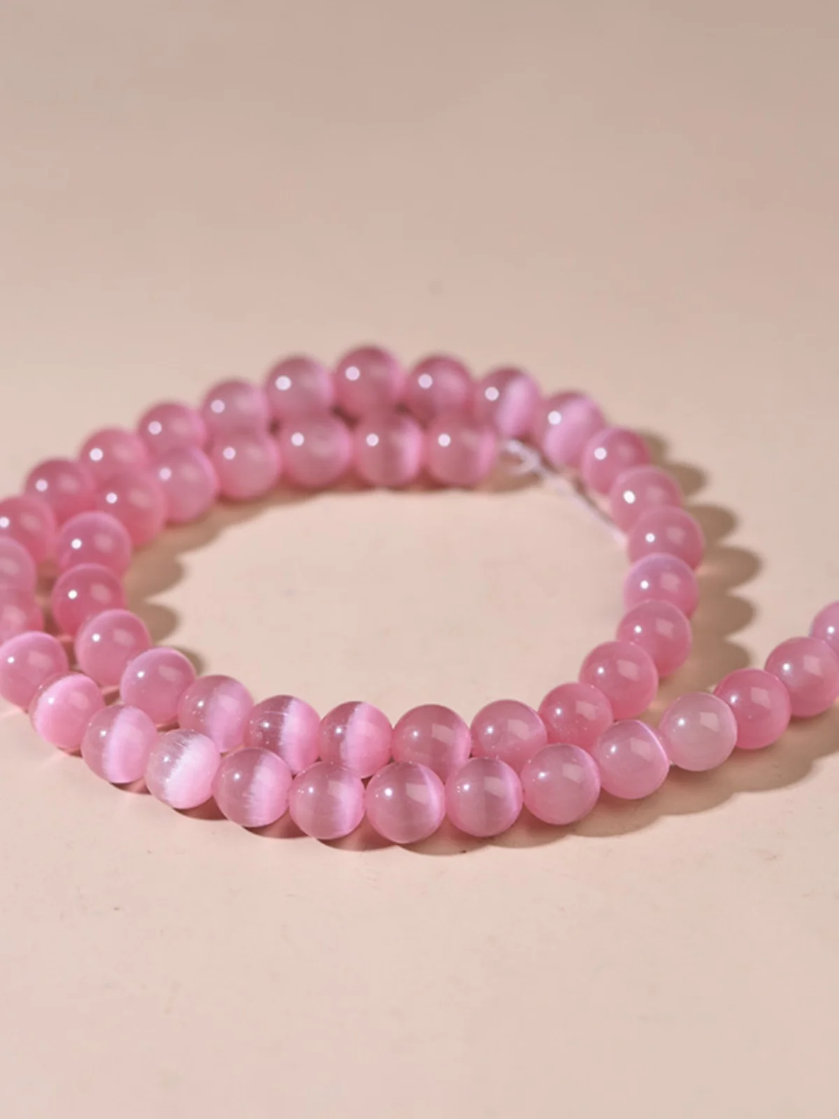 

Powder cat's eye stone loose bead semi-finished product
