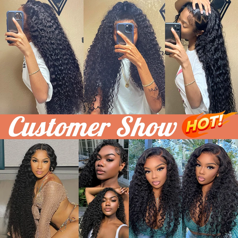 30 40 Inch Loose Deep Wave Human Hair Bundles Brazilian Curly 3 4 Bundles Raw Hair Extensions Double Weft Bundle