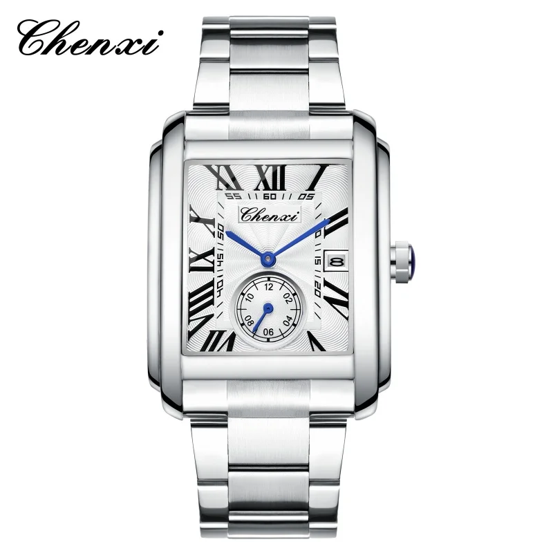 CHENXI 8216 Square Men Quartz Watches Fashion Business Simple