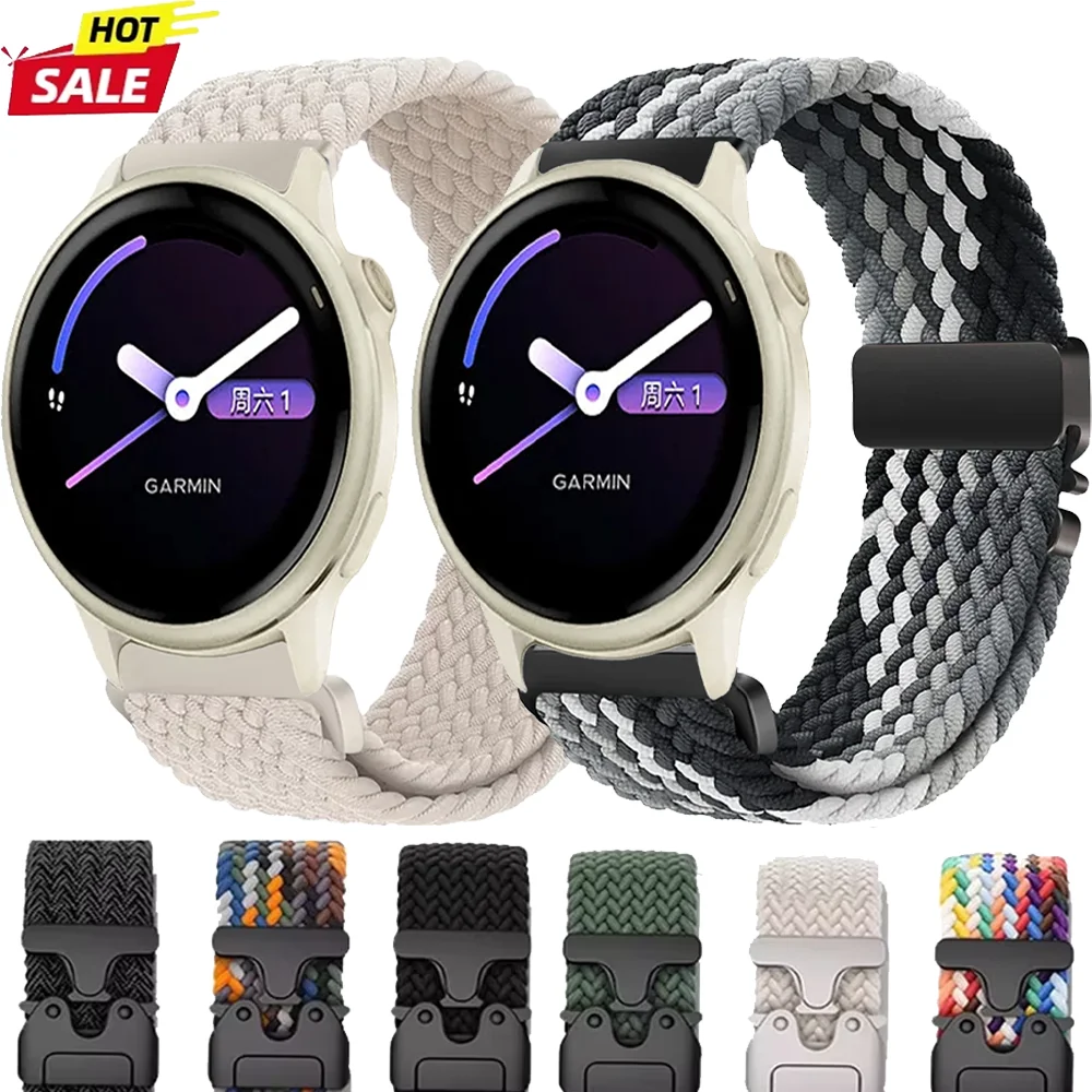 Nylon Braided Strap with Parachute Buckle – 20mm & 22mm Options