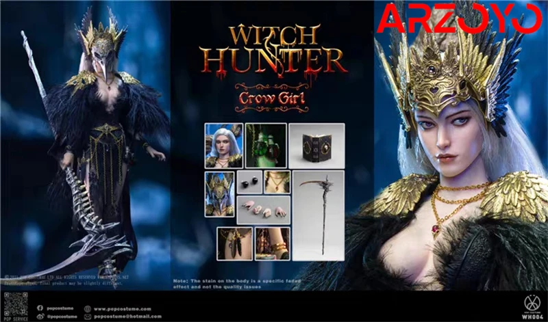 POPTOYS WH004 crow 烏ウィチ・ハンター 1/6 ウィッチャー POP COSTUME 1/6 Witch Hunter WH004 the Crow Girl Standard