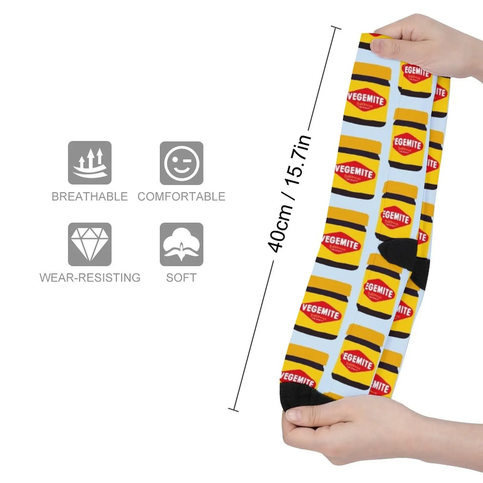 Vegemite Socks socks man funny gift sports socks woman Women's compression sock