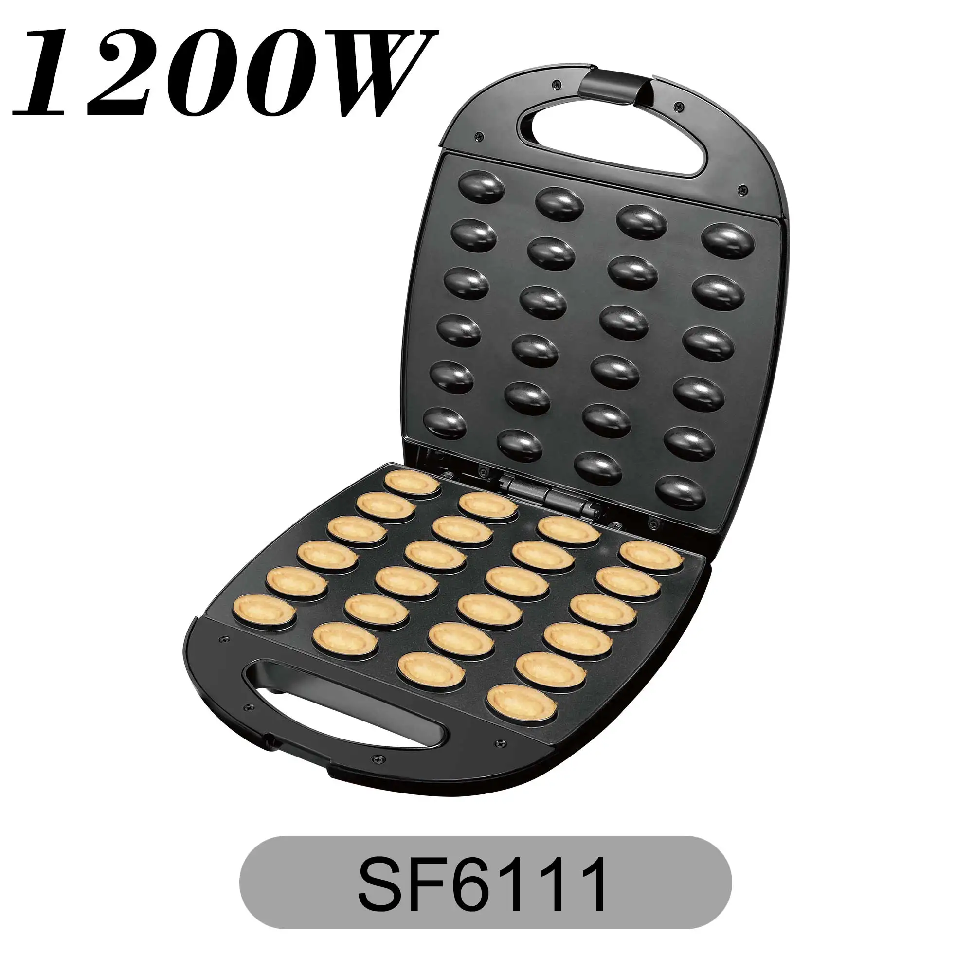 Sonifer-máquina eléctrica para hacer gofres y pasteles de nogal, aparato de cocina antiadherente con 24 agujeros, para el desayuno