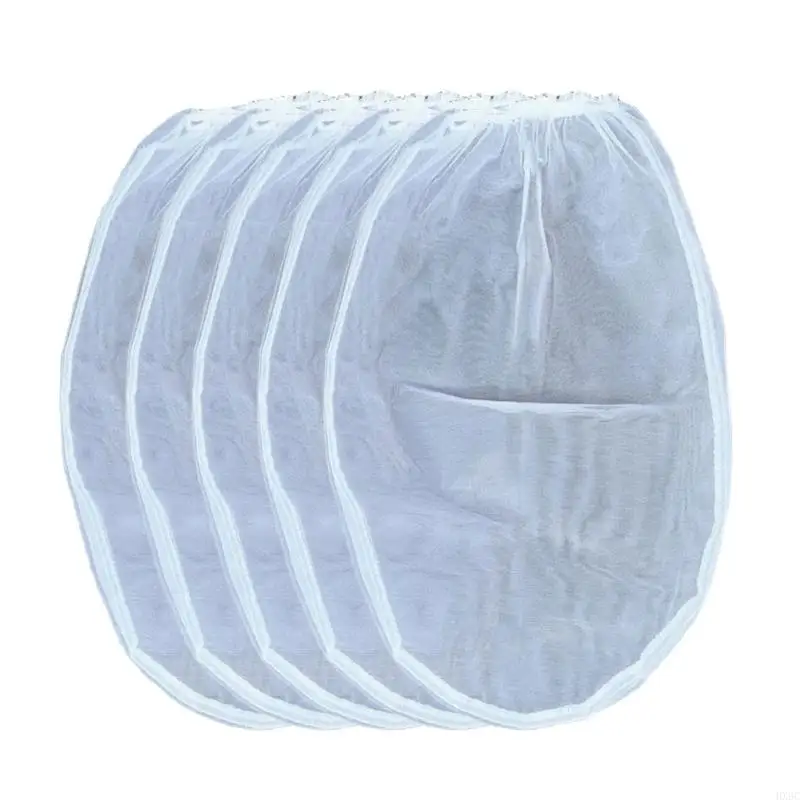5pcs Polyester Paint Filter Bags Paint Strainer Bags for Impurity Frees Painting HX6C