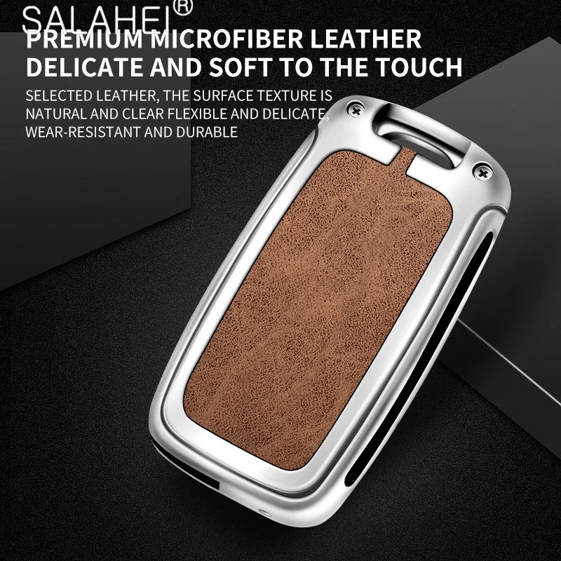 Zinc alloy car key case protector for Volkswagen Polo Tiguan Passat B5 B6 B7 Golf 4 5 6 MK6 Jetta Lavida Key case accessories key case key case cover