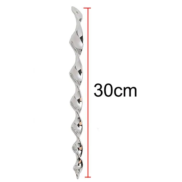 Madártaszító Reflektív Ijesztő Rudak Spirál Madár Roting Forgó Rúd Elrettentő Vezérlő Eszköz Mezőgazdasági Dekoráció - Image 6
