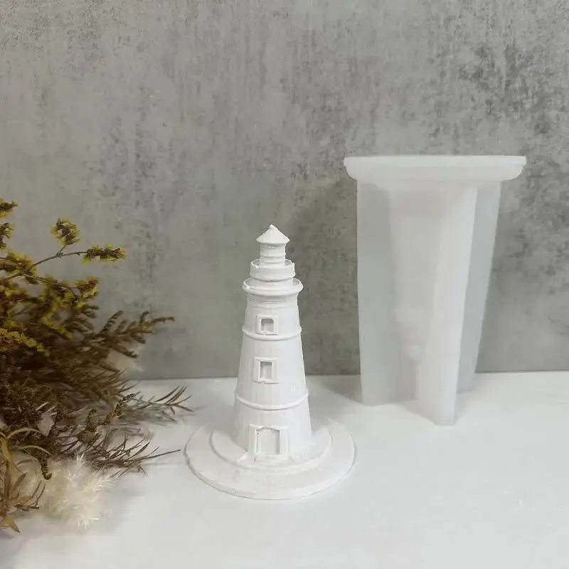 DIY Your Coastal Charm! Lighthouse Resin Molds - Create Stunning Decorative Lighthouse Figurines Effortlessly