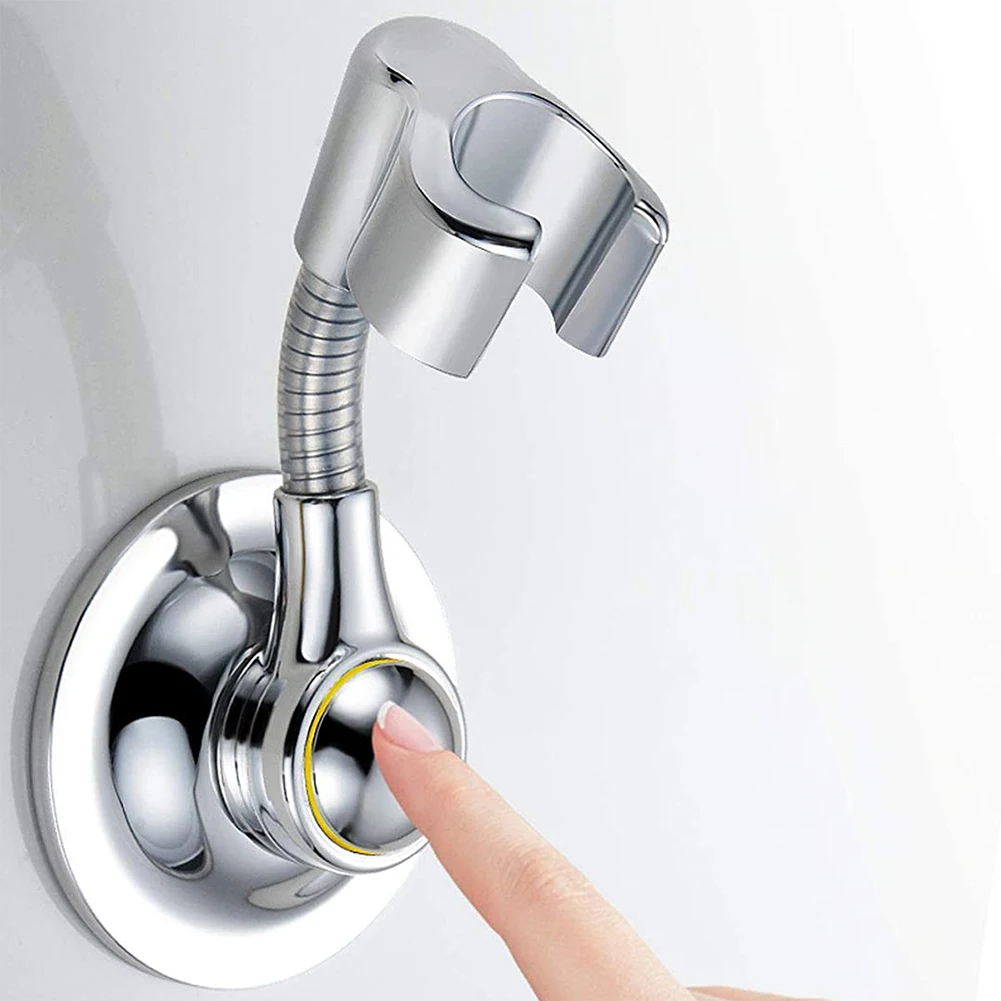 ABS Shower Holder Shower Accessory Adjustable Manual Shower Holder With Suction Cup Bathroom Fixture Shower Mounting Brackets