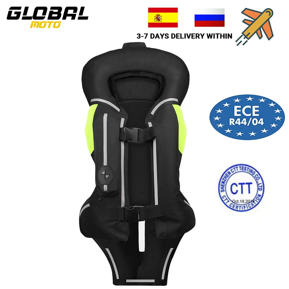 Moto Air-Bag Gilet Riflettente Airbag Certificazione Ce Moto Ciclismo Protezione Anticaduta Airbag Suit Giacca Da Motocross