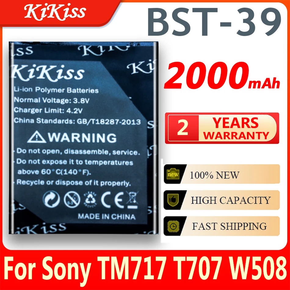 Фото Аккумулятор для Sony W380c W508 W910 R300 W20 W908 W910i T707 BST39 №1