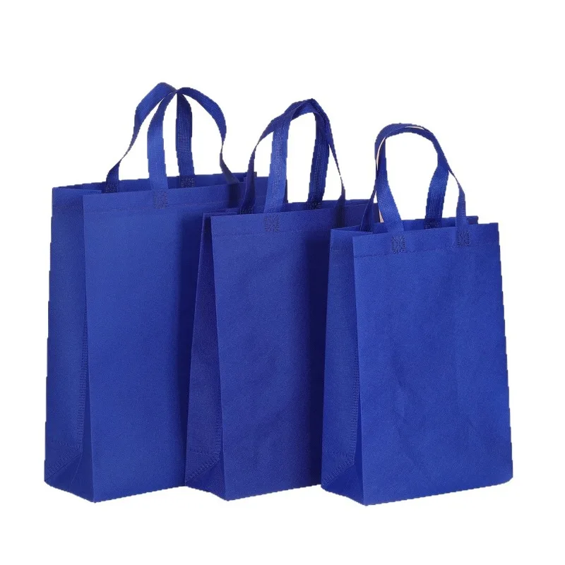 20/50pcs Non Woven Tote Bags Reusable Shopping Bags with Handles for Birthday Wedding Groceries Retail Parties 4