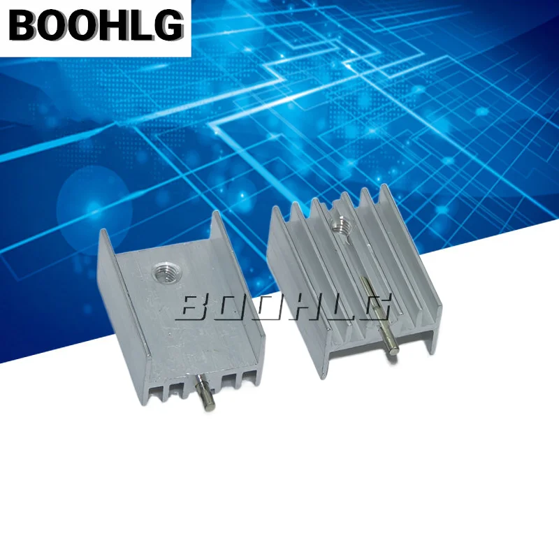 TO-220 Heatsink 21x15x10mm Radiator Cooler Aluminum 21*15*10mm 21mmx15mmx10mm TO220 For Cooling 10pcs