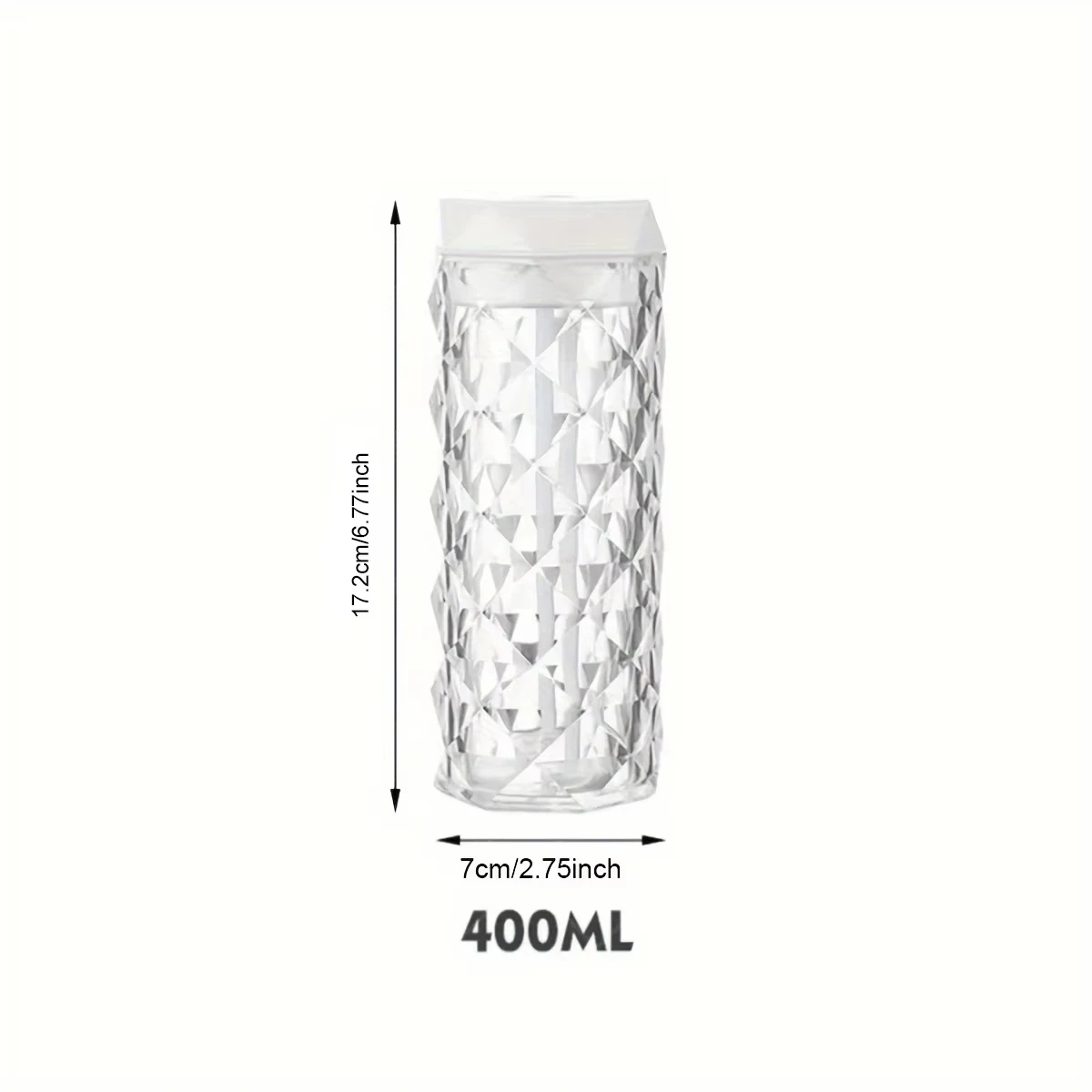 가정 및 차량용 USB 아로마 가습기, 400ML 에센셜 오일 디퓨저, RGB 야간 조명 포함, 침실용 공기 청정기