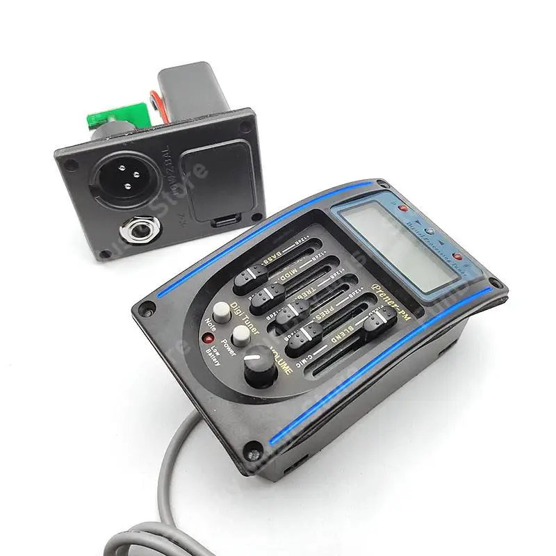 Preamplificatore Per Chitarra Acustica - Pickup 5 Bande Con Tuner LCD - Foto 11