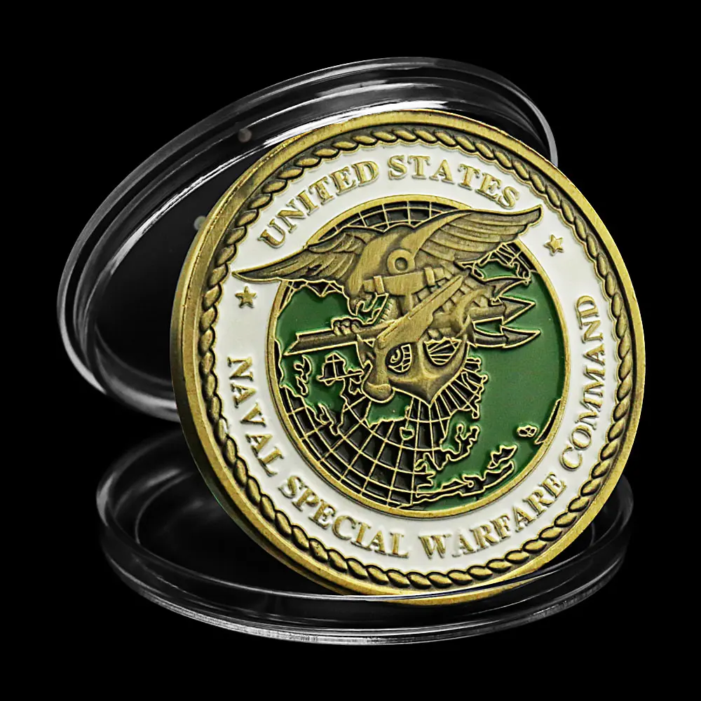 Сувениры и подарки морских котиков из США памятные монеты с медным покрытием