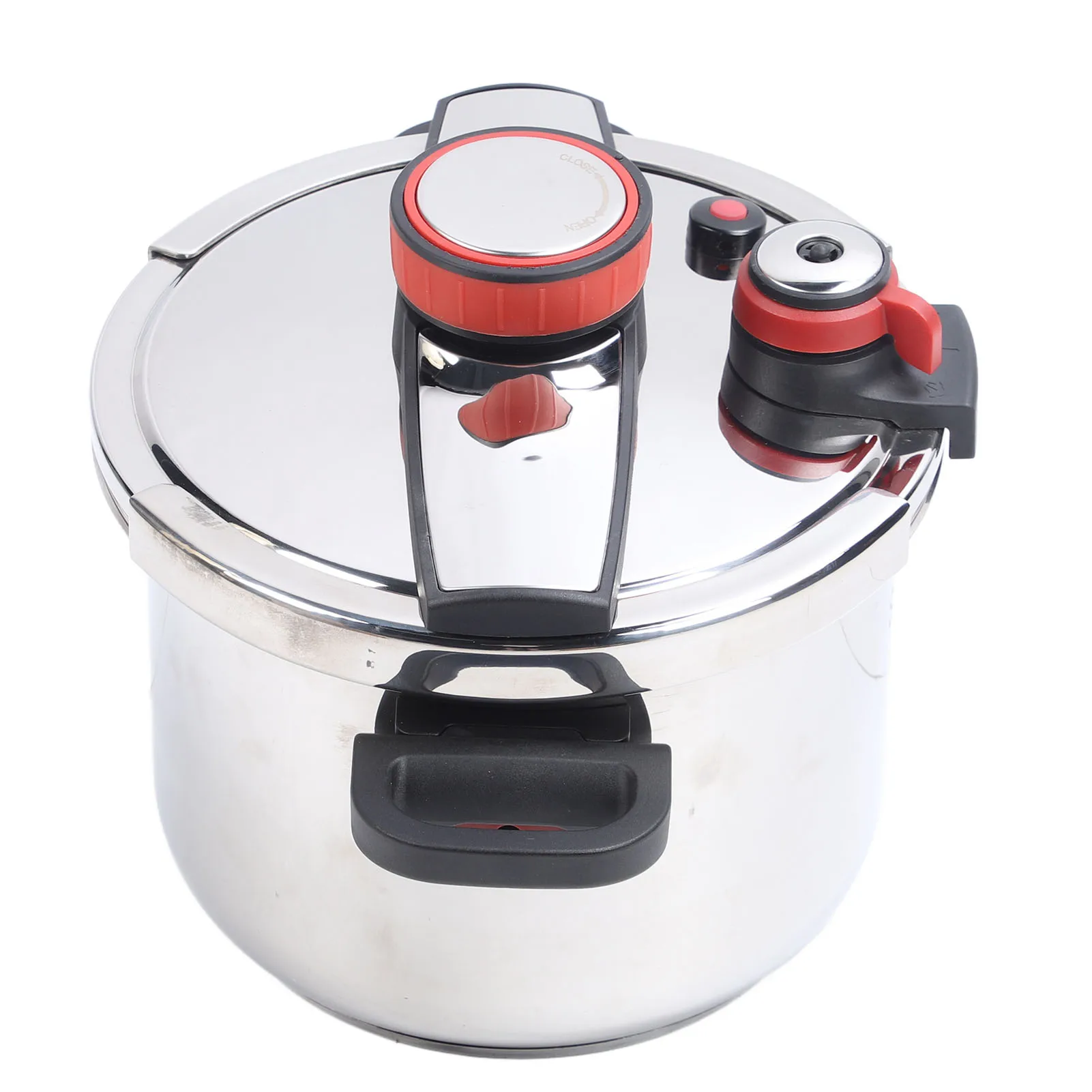 Pressure Cooker Fast Boiling Intelligent Control Pressure Cooker Pot 304 Stainless Steel Foldable Handle 100kpa for Gas Stove