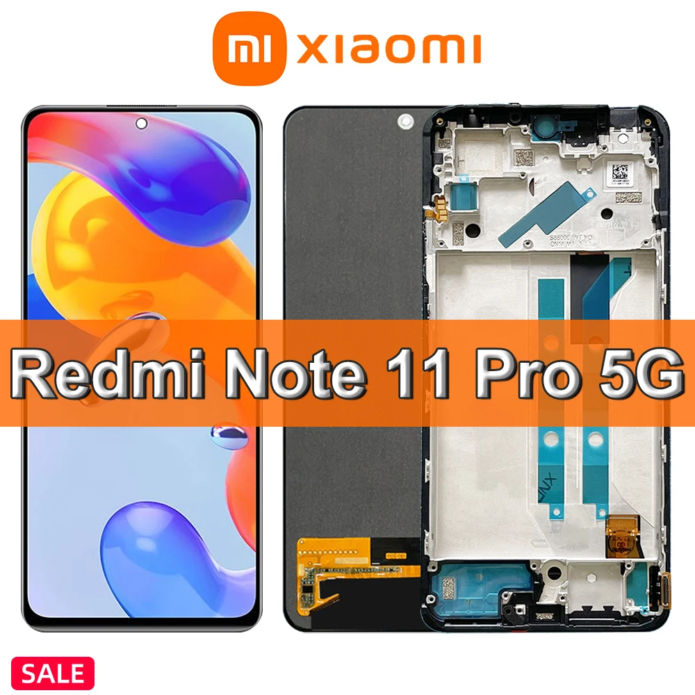 Original Amoled For Xiaomi Redmi Note 11 Pro 5g Lcd Display Touch ...