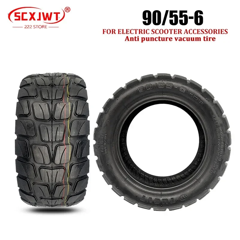 

Good Quality 90/55-6 Jelly Anti Spike Tubeless Tyre Thickened Off-road Vacuum Tire for Electric Scooter Accessories