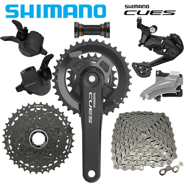 10速4点セット○シマノDEORE M6000シフター/RD&スプロケ/チェーン