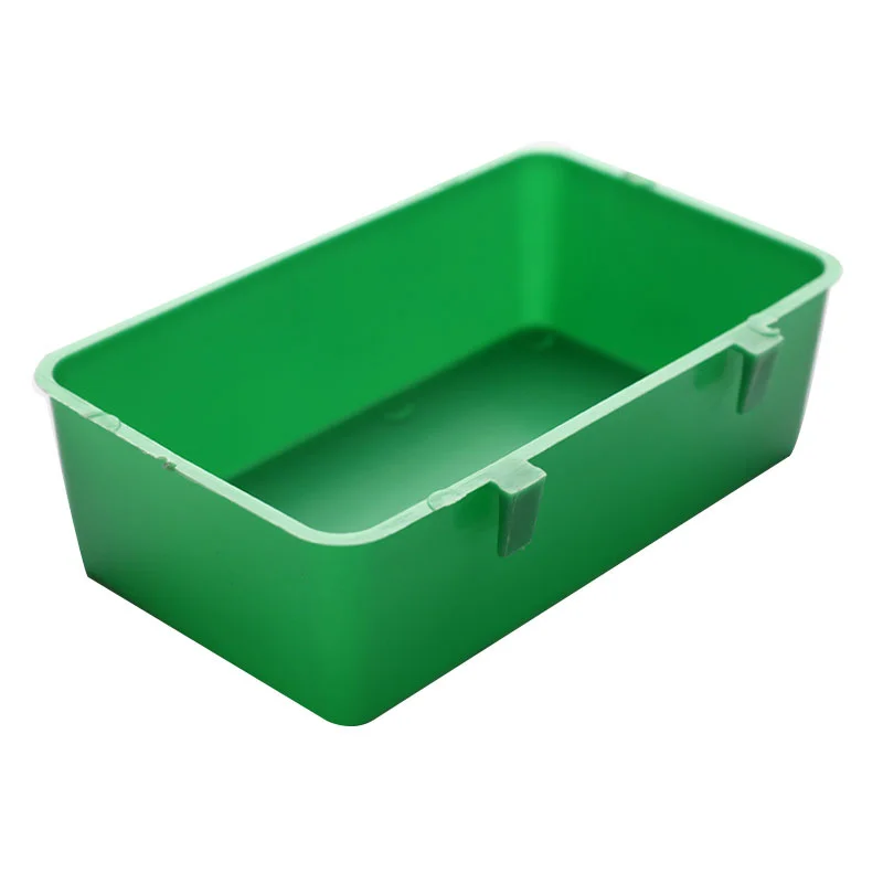 Multifunction Creative Green Food Tray Parrot Bathtub Animal Cage Shower Box bird bath basin
