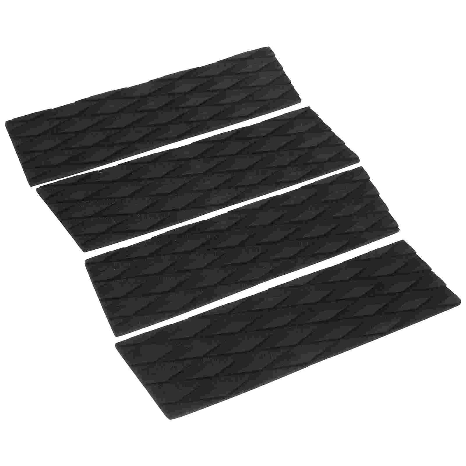 

4 Pcs Surfboard Skid Pad Non-slip Eva Surfing Traction Sports Mat Deck Grip Pads Tail Mats for