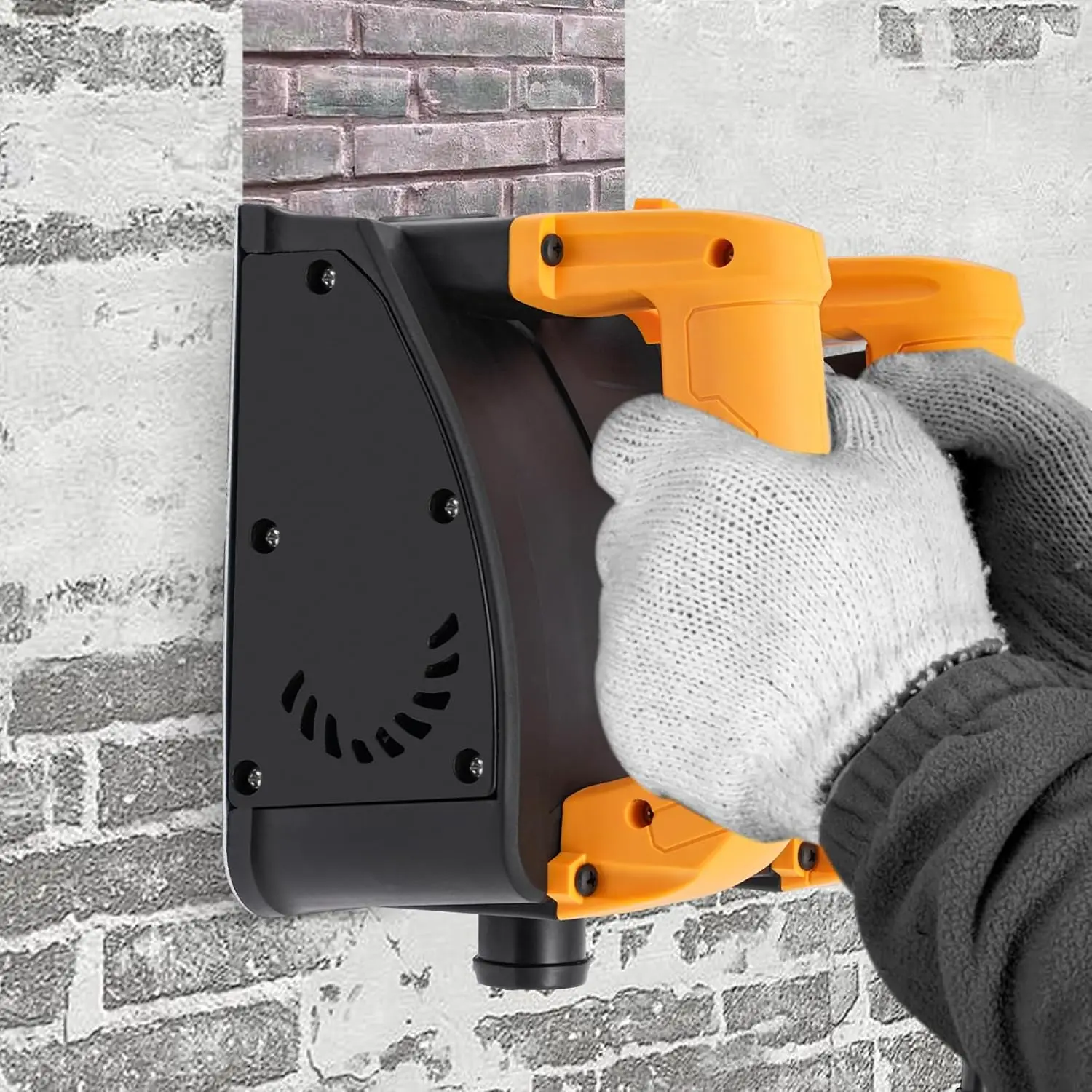 1,2 kW elektrische Betonfräsmaschine, 1000–4000 U/min, Renovierungsfräse, Gipfräsmaschine, Wandfräse, 15 cm Breite – Detail 6