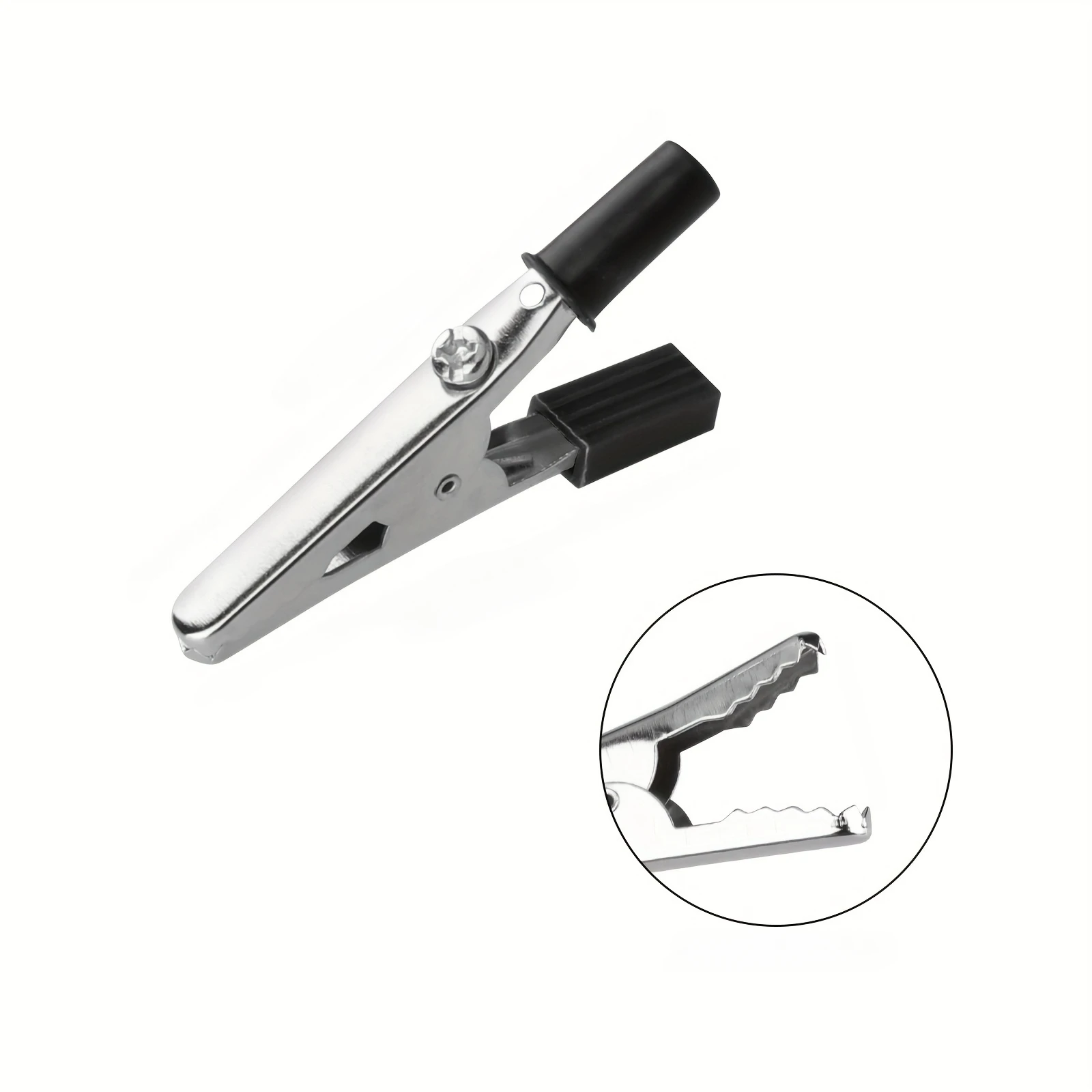 Metal Alligator Clips 10 pcs 50mm Test Clips Electronic Product Test Clips With Screws And Solder Ports Electrician Wire