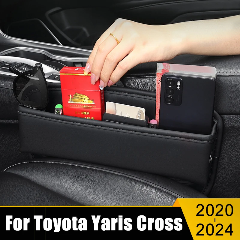 Per Toyota Yaris Cross 2020 2021 2022 2023 Hybrid Car Seat Fessure Slot Storage Phone Holder Box Gap Bag Custodia Integrata