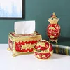 Set 3pcs tissue box cute toothpick box Ashtray Organizer box Nordic style home decor multi-functional tissue dispenser holder 4