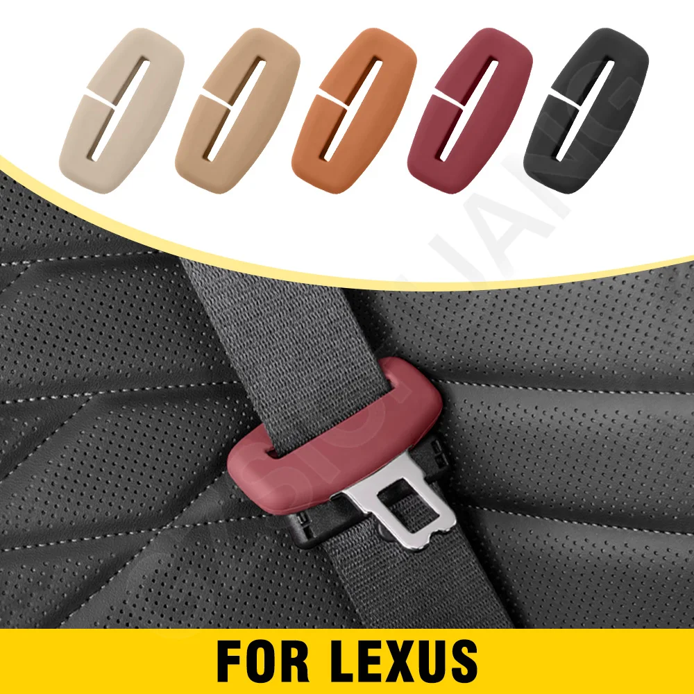 Car Seat Belt Protective Cover For Lexus IS250 IS200 IS300 NX RX RC GS Seat Belt Buckle Protective Cover Interior Accessories car accessories seat belt covers seat belt protection seat belt protector car seat belt accessory