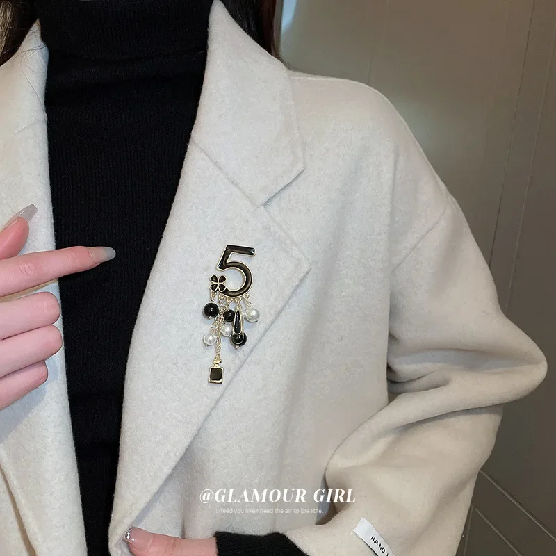 KGDUYC Lot De 7 Broches En émail Chat Noir Pour Femmes Et Filles