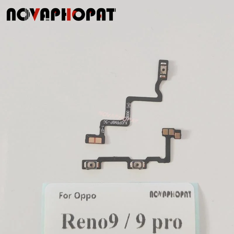 

Novaphopat For Oppo Reno9 / 9 Pro Power On Off Volume Up Down Ribbon Power Button Flex Cable