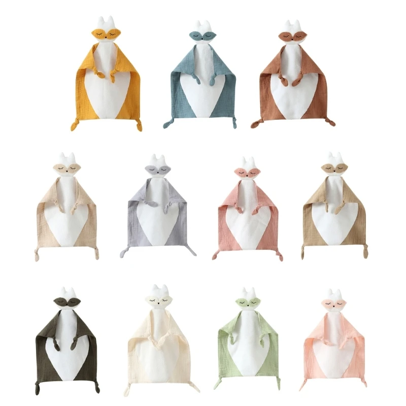 

Полотенце для вытирания Baby SalivaTowel Cotton Soothe Appease Полотенце Одеяло LittleFox Comfort Комфортное одеяло для 28x28 см