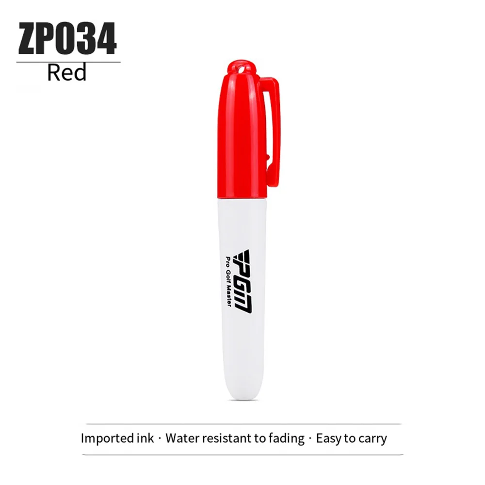 PGM Golf Ball Marker Thread Drawing Line Tool Portable Special Marking Pen Waterproof Ink, Not Easy to Fade