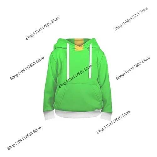 4T-14T Kids Hoodie Print 3D Hooded Pullover Cosplay Kenji Juju Shade Edgar Harajuku Casual Tracksuit Cool Autumn Hoody Tops