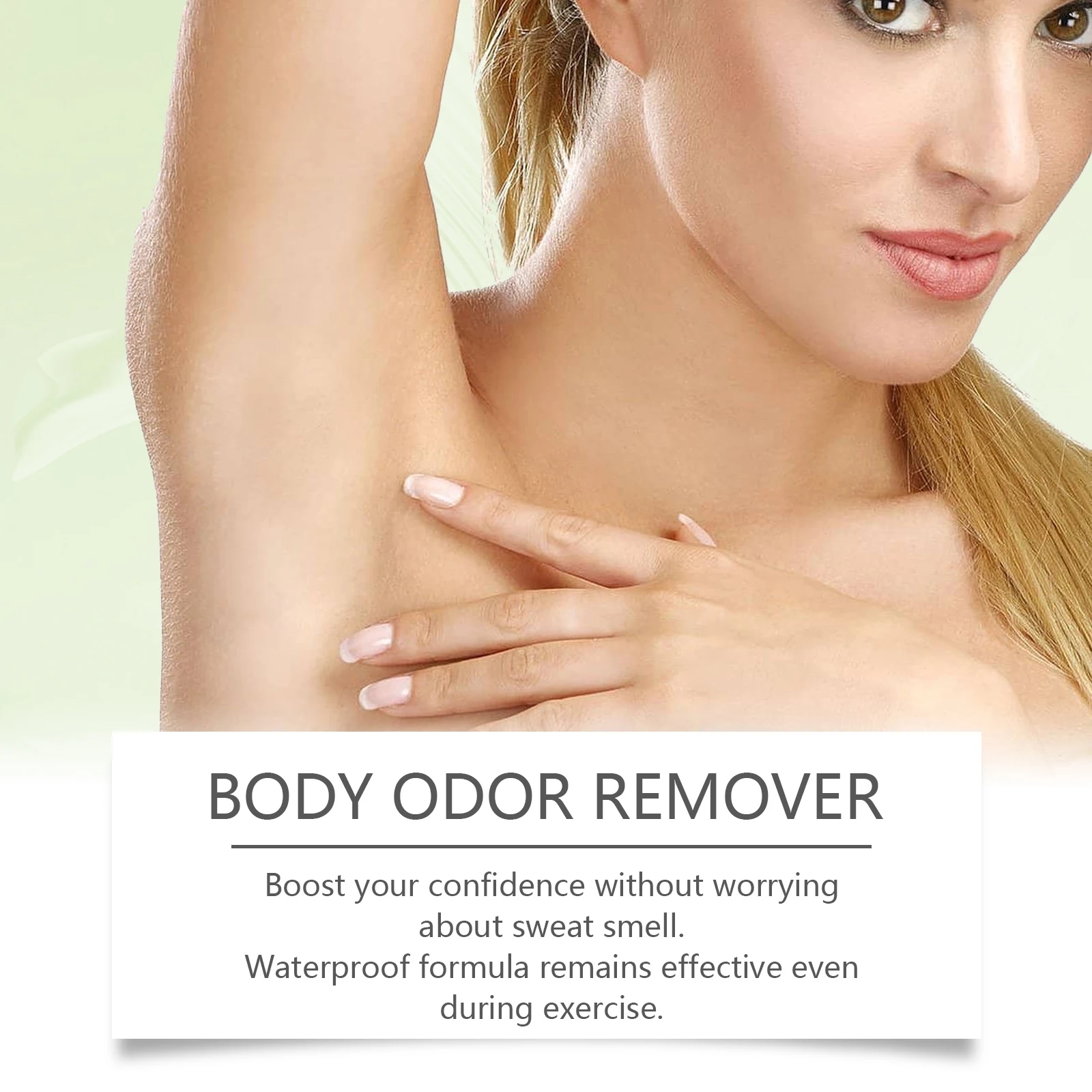 WIYUN Body Odor Removal Cream - Cleansing Armpits, Controlling Sweat & Odor, Refreshing, Long-lasting Fragrance, Body Care Cream