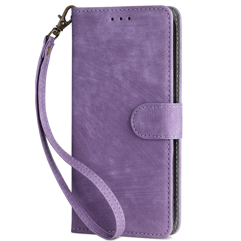 Premium Flip Protective Leather Phone Case with Magnetic Closure