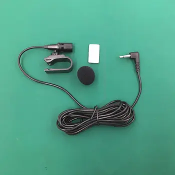 자동 DVD 라디오 접착 마이크, 3.5mm 잭 플러그, 3 계량기 케이블, 자동차 오디오 마이크, 라발리에 마이크